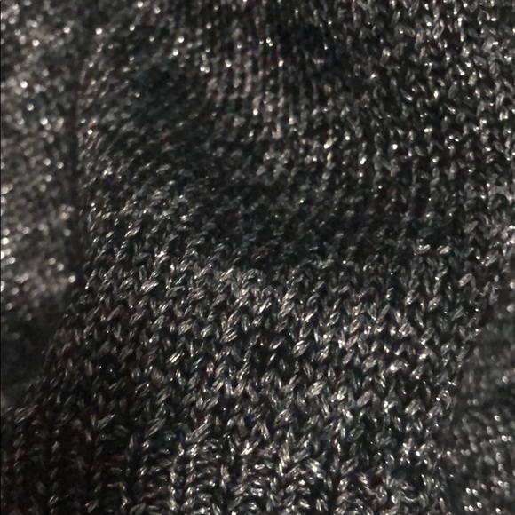 Forever21 Silver and Black Sparkle Top - Picture 4 of 4